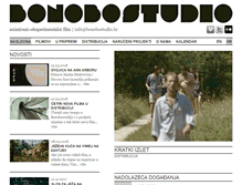 Tablet Screenshot of bonobostudio.hr